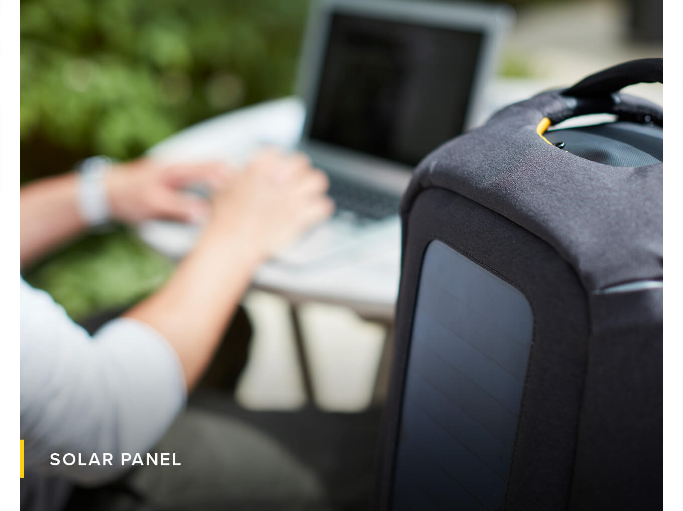 Numi-backpack-smart-travel-solar-sun-organisation-technical-powerbank-multipurpose-water resistant-safe