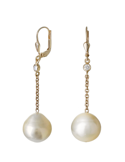A-GALERII pearl earrings.