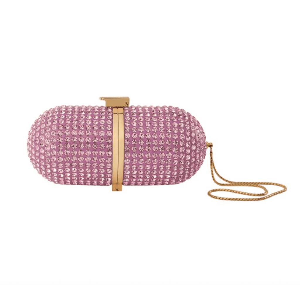 Marzook Pill Bag Pink Crystals.