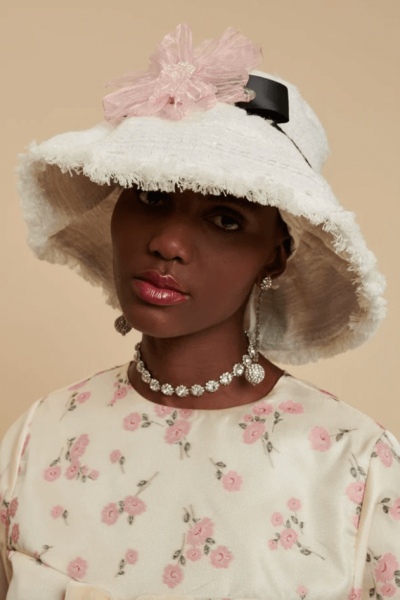 Sister Jane accessories: tweed bucket hat.