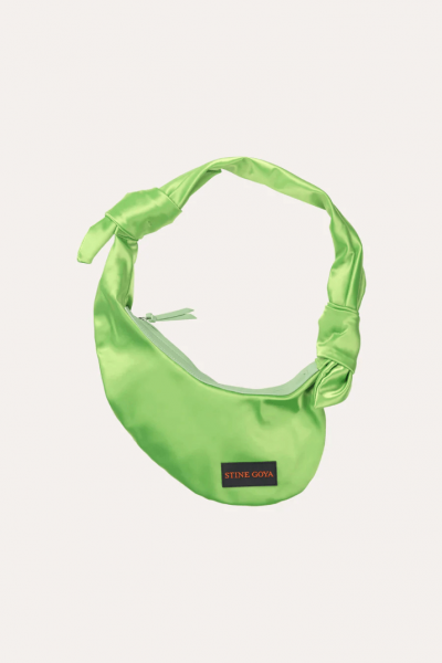 Spazio Concept Store neon green shoulder bag.