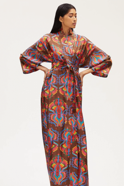 Rianna + Nina colourful print dress.