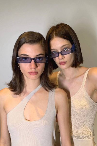 Models wearing A BETTER FEELING sunglasses.